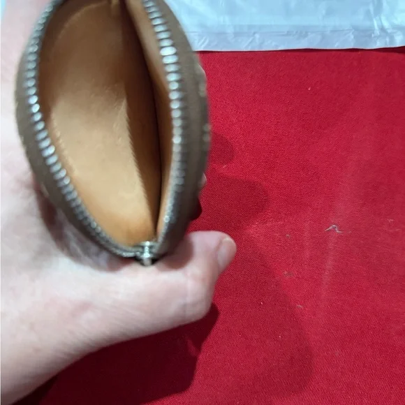 Brown and Tan Coach Coin Purse - Picture 5 of 5